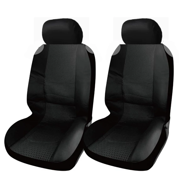 2 db-os vastag trikó üléshuzat – fekete mintás