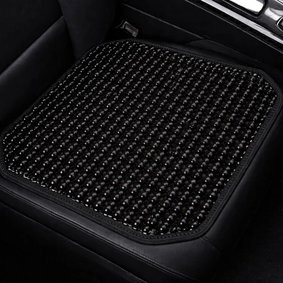 Golyós ülésvédő ülőfelületre - fekete - szellőzős - darabos