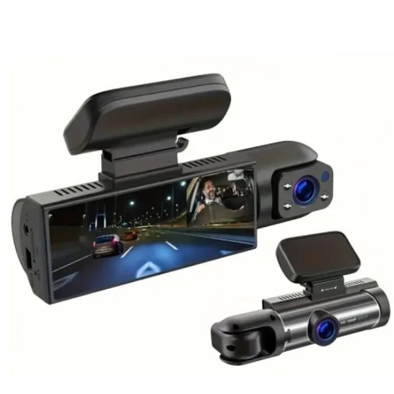 Autós DVR kamera - dupla - Full HD 1080p - 170° - 3,16"