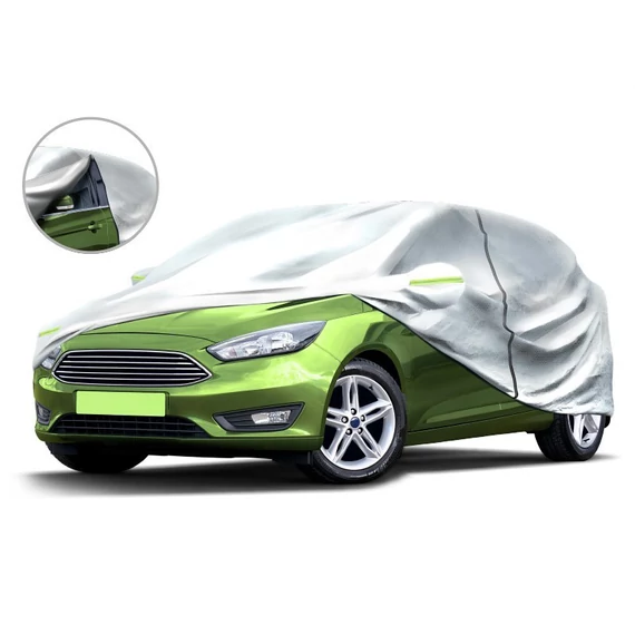 Autóponyva S méretben - 3 rétegű, cipzározható, fényvisszaverő csíkokkal ellátva