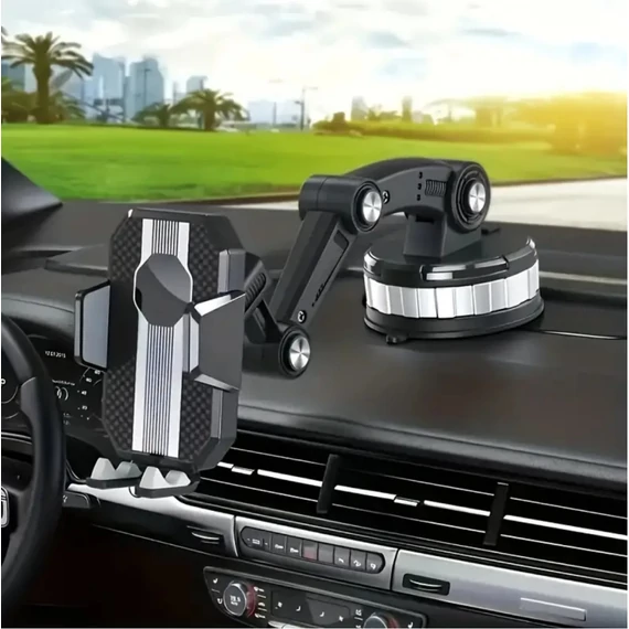 Telefontartó személyautókhoz és teherautókhoz – 360° forgatható – 22 cm kar