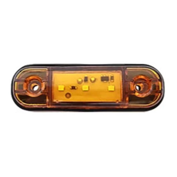 3 LED-es szélességjelző - sárga - 12-24V - E jeles