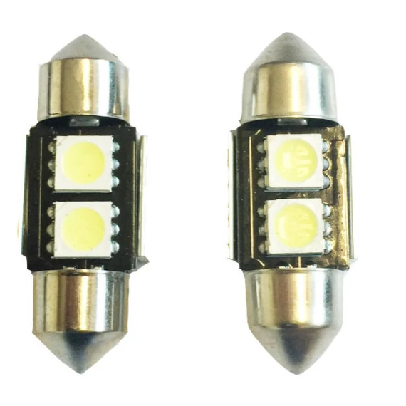 Szofita LED izzó - 31mm - CANBUS - 2 SMD - fehér - 12V