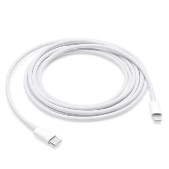 2 m USB-C – Apple (Lightning) kábel – 60W PD gyorstöltés + adatátvite