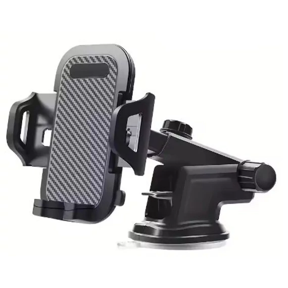 Autós telefontartó - teleszkópos kar - műszerfalra és szélvédőre