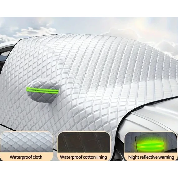 Szélvédő és tükör takaró ponyva