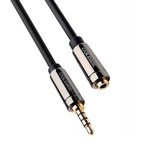 AUX kábel - 3.5 mm jack - apa-anya - 1.5 m