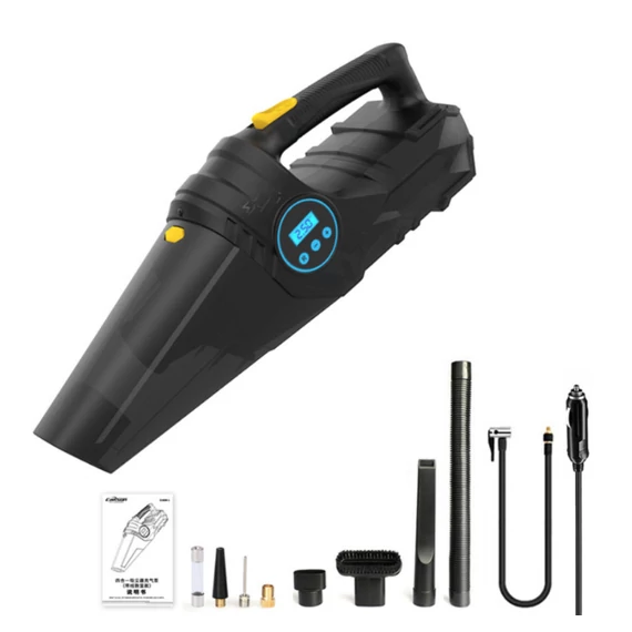 Autós porszívó és kompresszor - 12V - digitális kijelző - 3m kábel