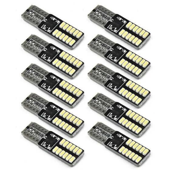 T10 LED izzó 24SMD 4014 12V fehér 10db