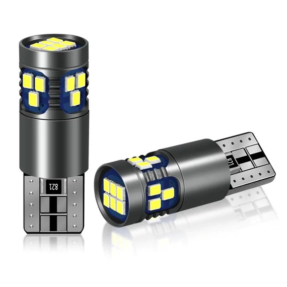 T10 LED izzó 18LED 2016 CANBUS 12/24V fehér 2db