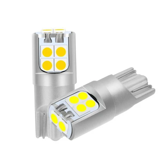 T10 LED izzó 10SMD CANBUS 12/24V fehér