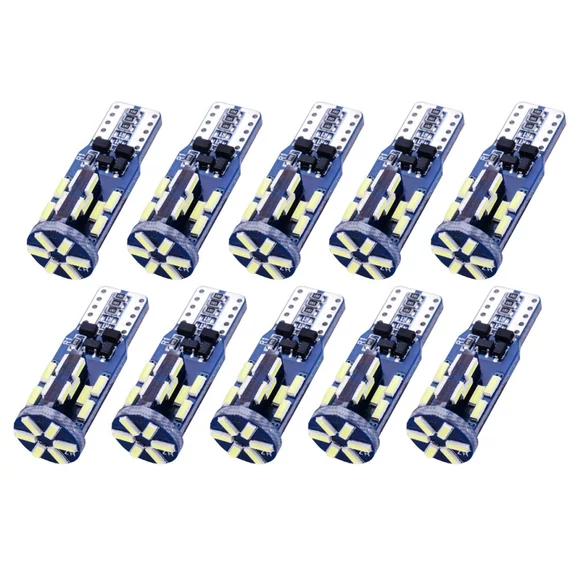 T10 LED izzó 30SMD 4014 CANBUS 12/24V fehér 10db