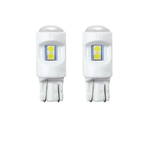 T10 LED izzó 6SMD 3030 12V fehér 2db