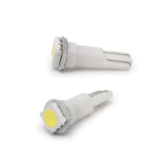 T5 LED műszerfal izzó 1SMD 5050 fehér 12V