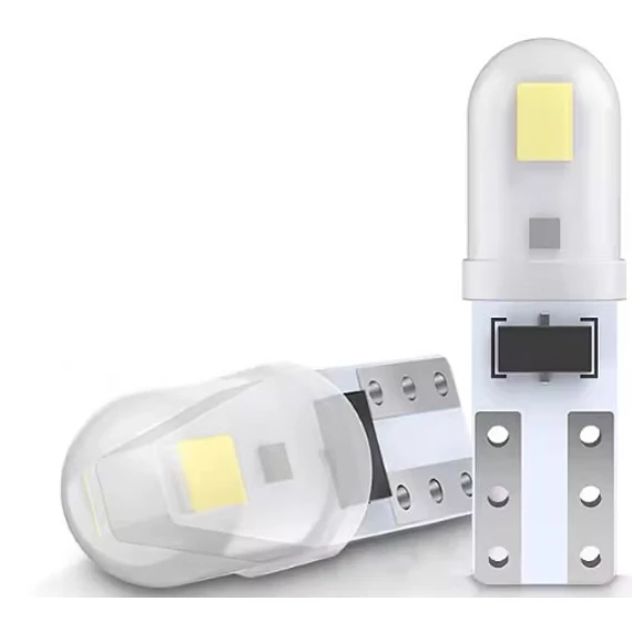 T5 LED műszerfal izzó 2SMD 12V polaritás nélkül