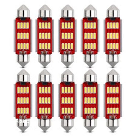 10db Sofita LED izzó 41mm 10SMD 12V CANBUS