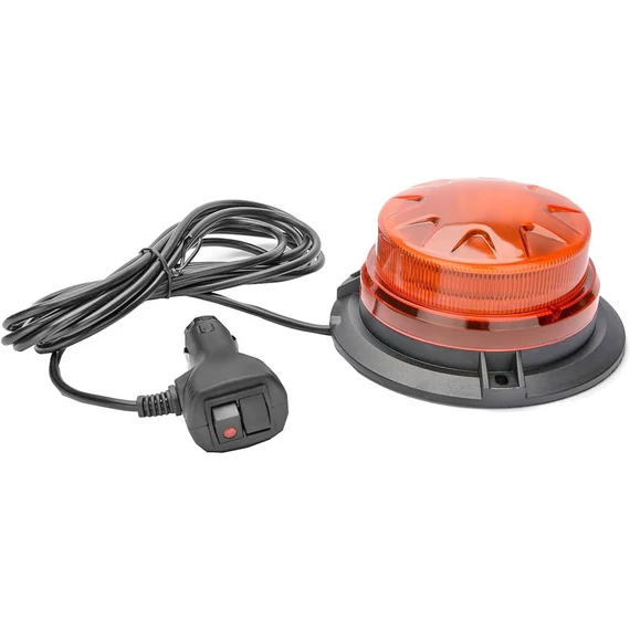 LED sárga villogó – mágneses – 12–24V – E jeles – 8 funkciós