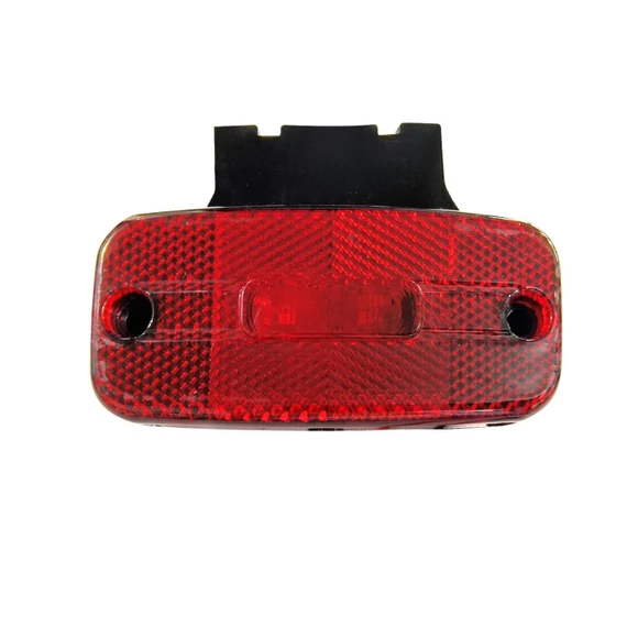 2 LED-es szélességjelző lámpa – piros – 12–24V – E jeles