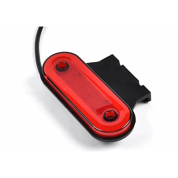 20 LED-es szélességjelző lámpa – piros – 12–24V – E jeles