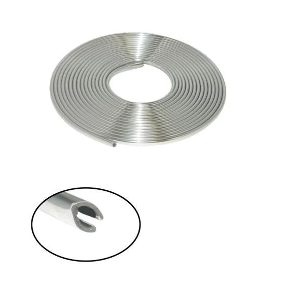 15 m hosszú 5 mm széles króm dekorációs díszcsík