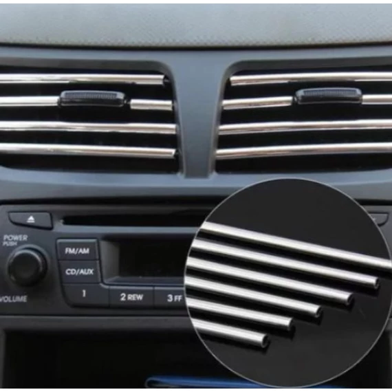 Grillrács díszcsík U profil - 5x13 cm - 5 db