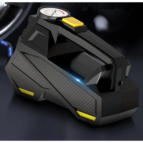 Autós légkompresszor - 12V - 150 PSI - 35L/perc - analóg kijelző