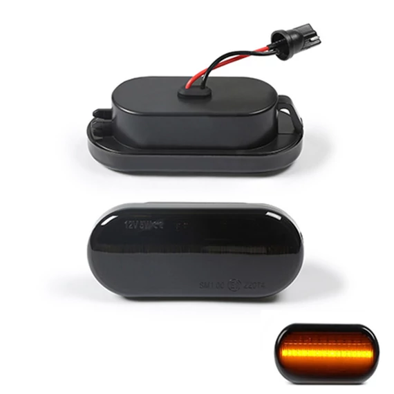 VW futófényes oldal index - sötétített - LED - pár