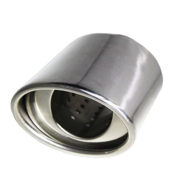 Kipufogóvég ovál csapott - 62 mm