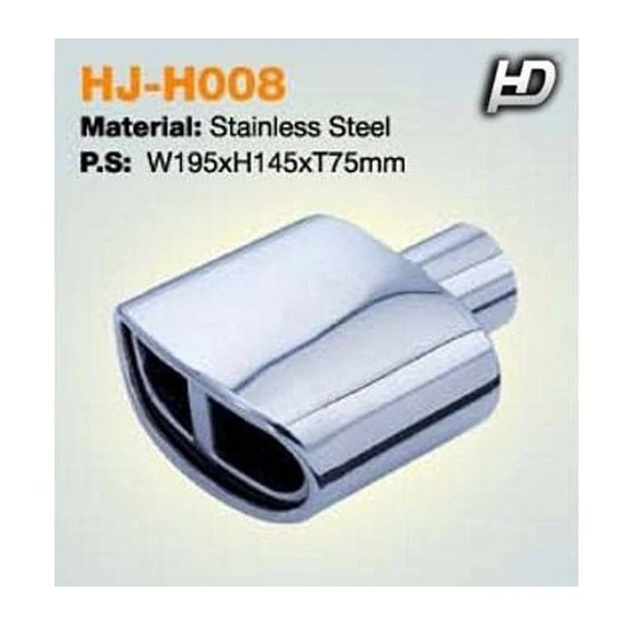 Kipufogóvég négyzet - 50 mm