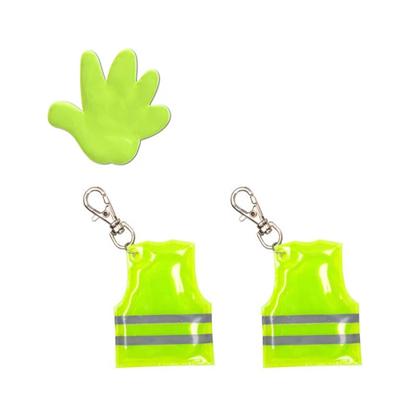 Fényvisszaverős úszó kulcstartó és matrica szett - 2db kulcstartó - 1db matrica