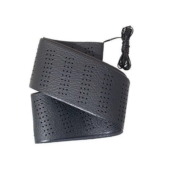 Fűzős kormányvédő 36-38 cm - bőrhatású műbőr - 8 cm szélesség