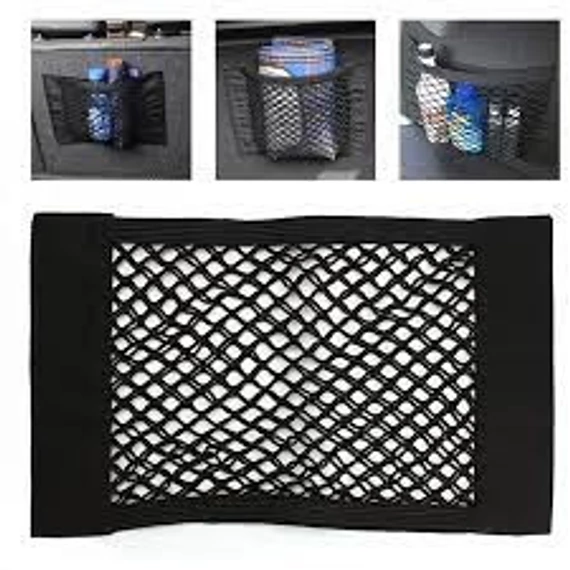 Elasztikus hálós zseb - csomagrögzítő háló - 40x25 cm