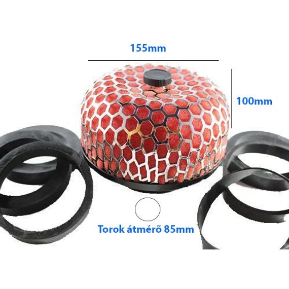 Direkt szűrő sport légszűrő - 85 mm