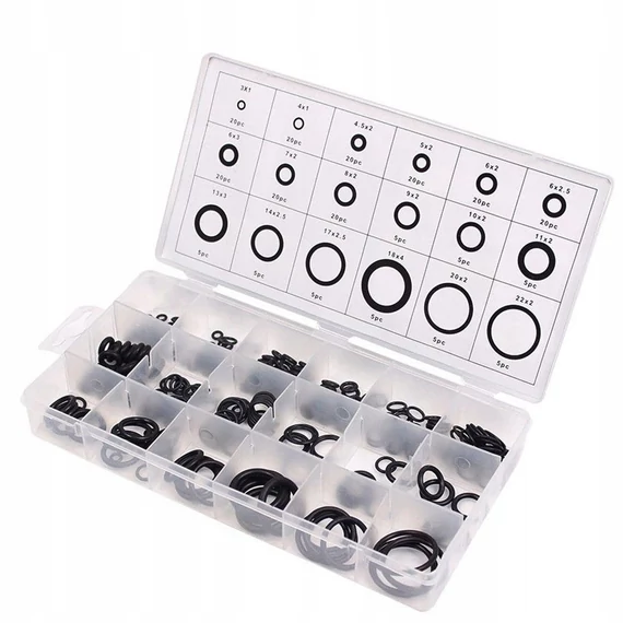 O-gyűrű készlet 225 db – olajálló