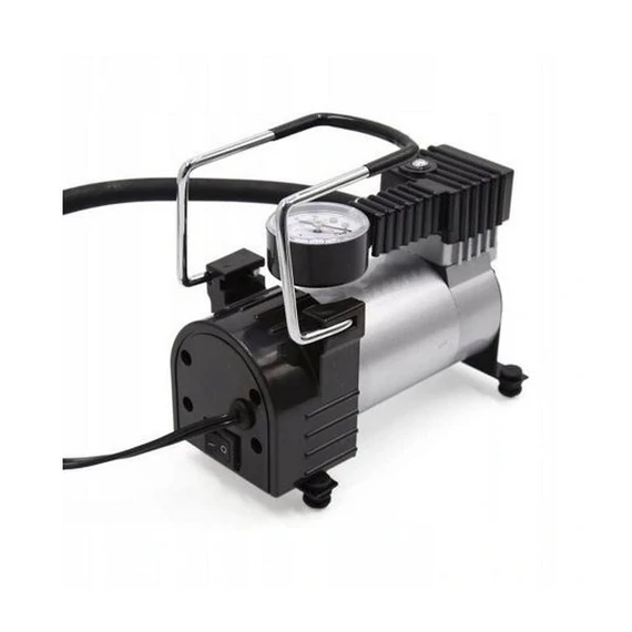 Szivargyújtós levegő kompresszor - fémházas