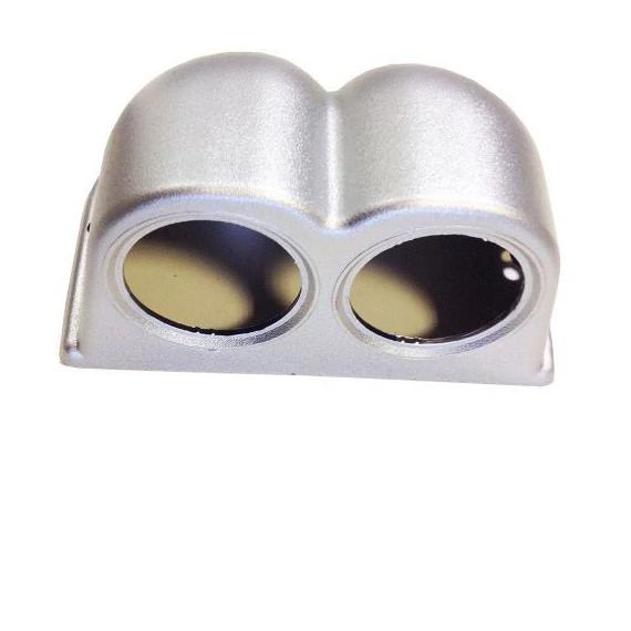 2-es autós műszer tartó – 2 colos – ezüst