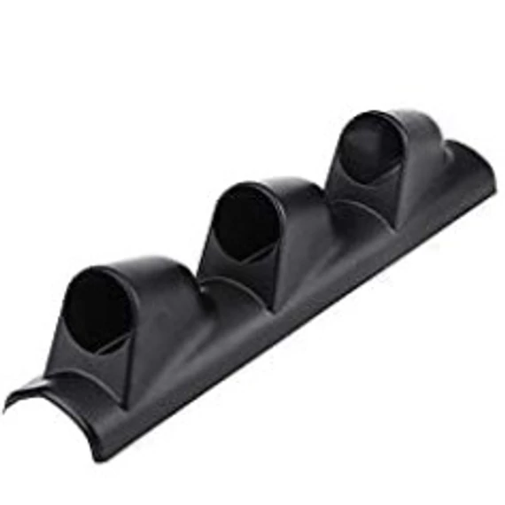 3-as sportműszer tartó – 2 col – fekete