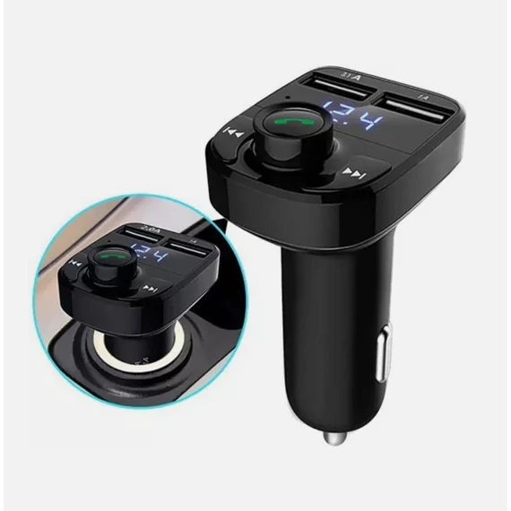 X8 Bluetooth Transmitter LCD kijelzővel 12V