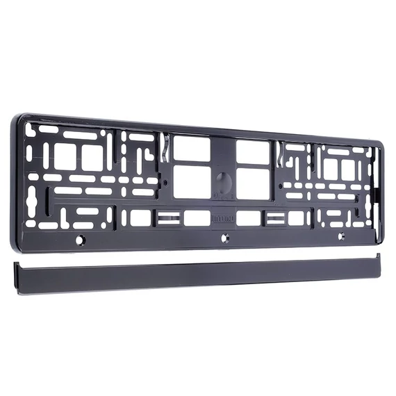 Rendszámtábla Metál fényezés fekete keret