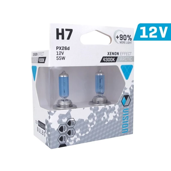 VISION H7 izzó szett 55W 12V +90% (2 db)