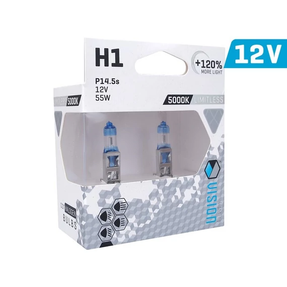 VISION H1 izzó szett 55W 12V +120% (2 db)