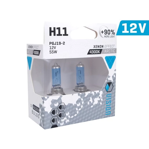 VISION H11 izzó szett 55W 12V +90% (2 db)