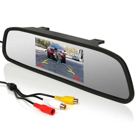 Visszapillantó tükör monitor 5" TFT LCD 12V