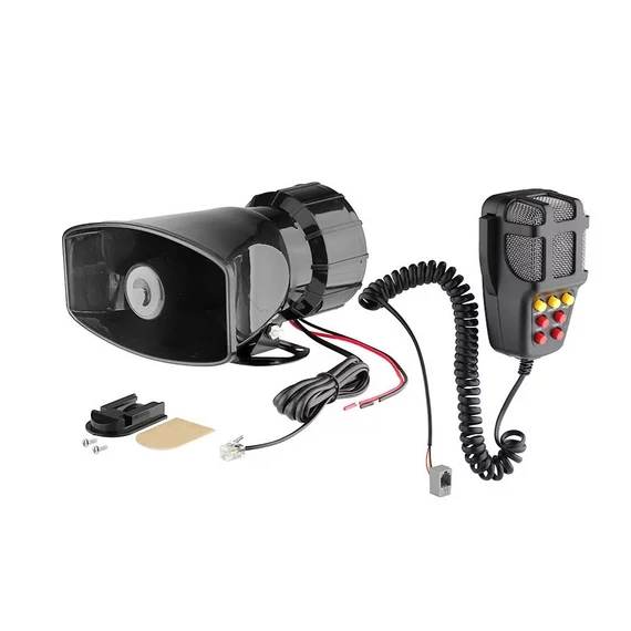 7 szólamú mikrofonos sziréna 100W 12V