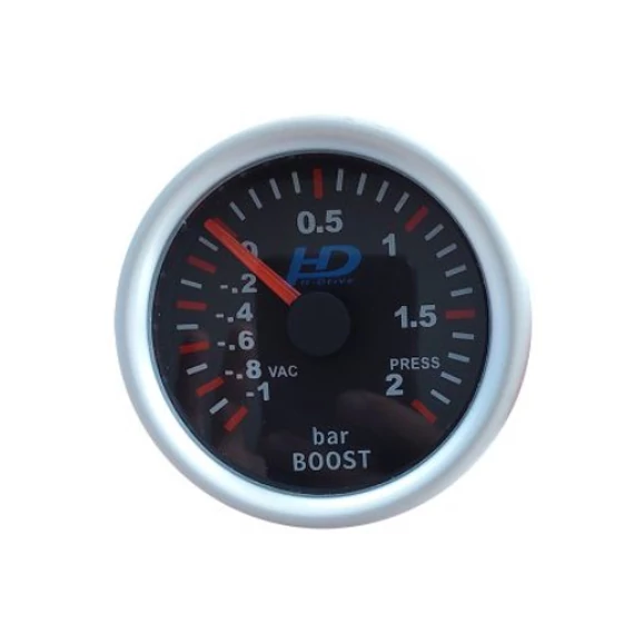 Turbónyomás mérőóra 52 mm - fehér számlap