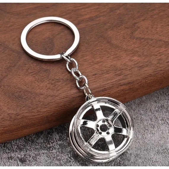 W16362-2SI2 Felni kulcstartó fémből - ezüst