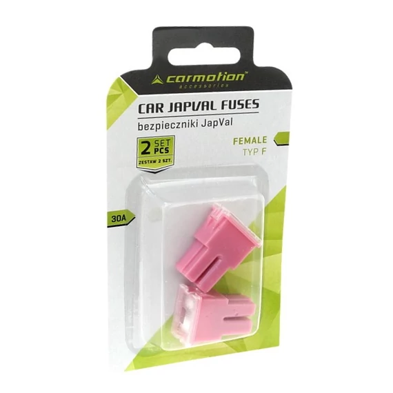Autó biztosíték JapVal rózsaszín 30A Type F (2 db)