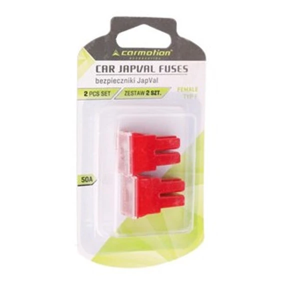Autó biztosíték JapVal piros 50A Type F (2 db)