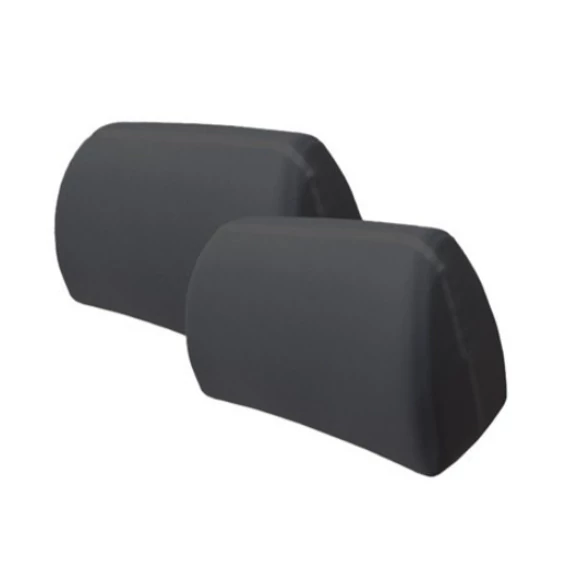 Fejtámla huzat párban - sötét grafit - 2 db