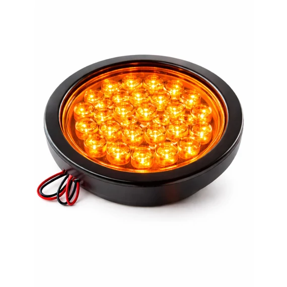 Sárga kör lámpa 24V